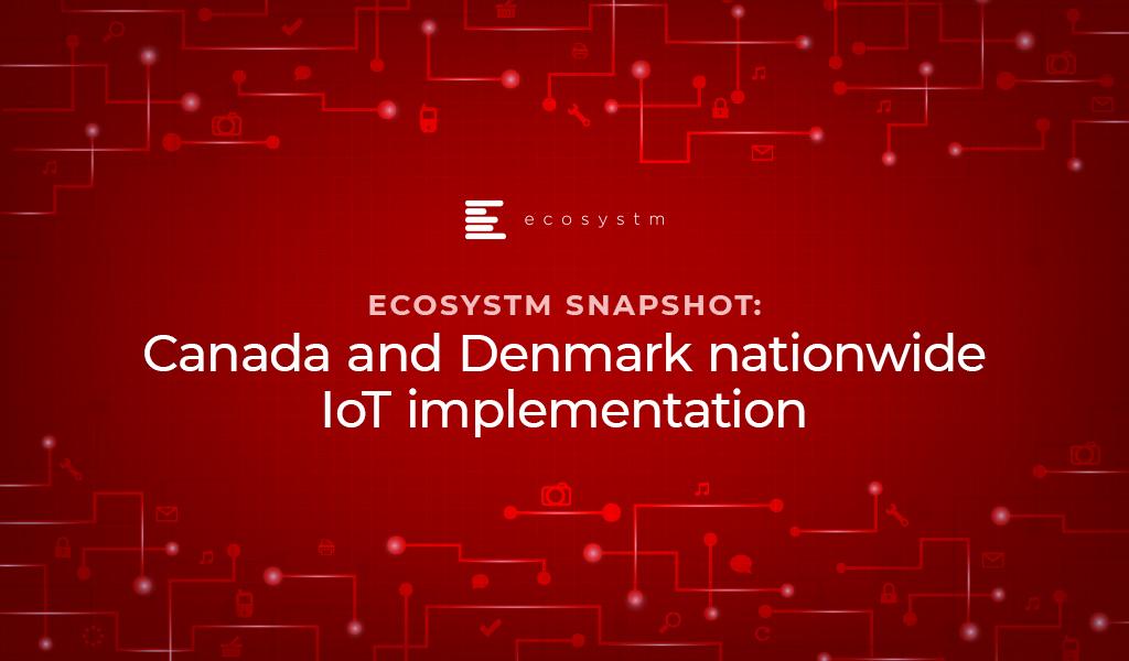 Canada Denmark nationwide IoT implementation