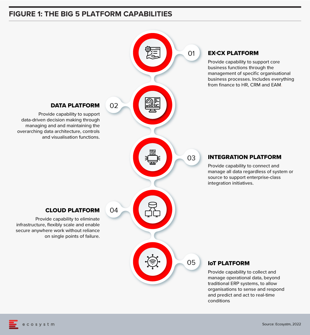 The big 5 platform capabilities