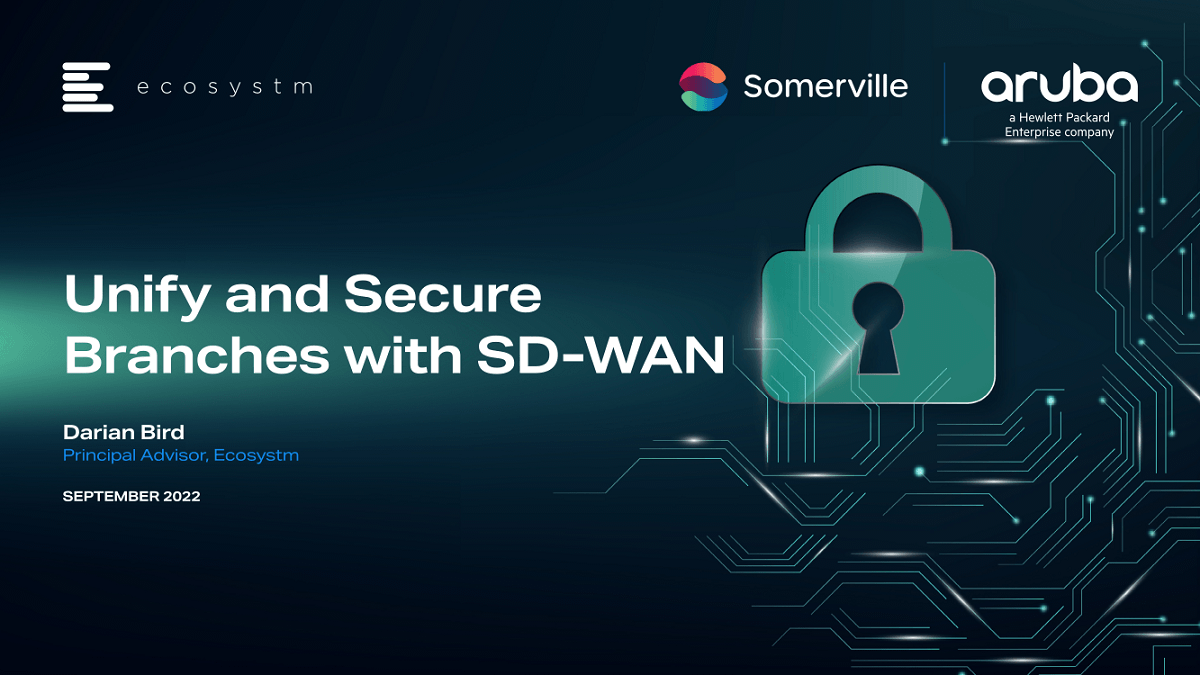 eBook - Unify and Secure Branches with SD-WAN