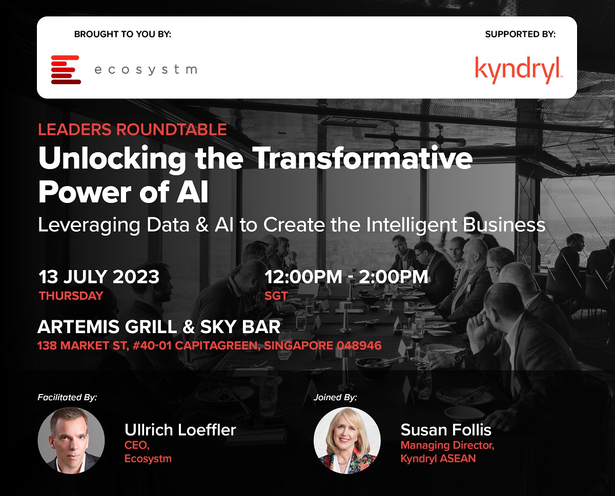 Ecosystm Leaders Roundtable_Unlocking the Transformative Value of your Data_Kyndryl