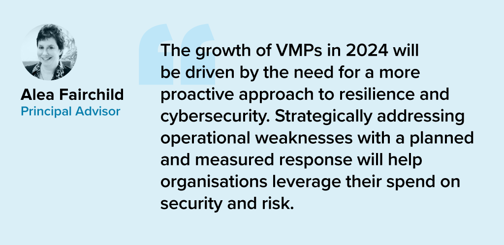 Top 5 Resilience Trends in 2024: A Holistic Approach to Risk and Operational Resilience Will Drive Adoption of VMaaS