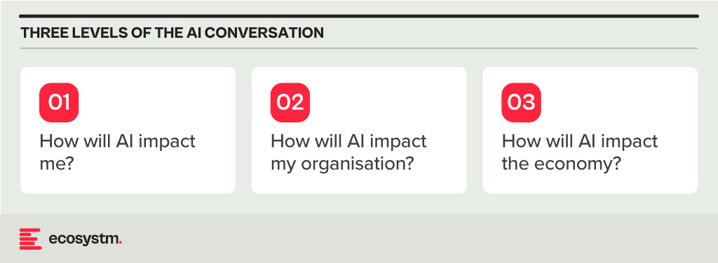 Three Levels of the AI Conversation