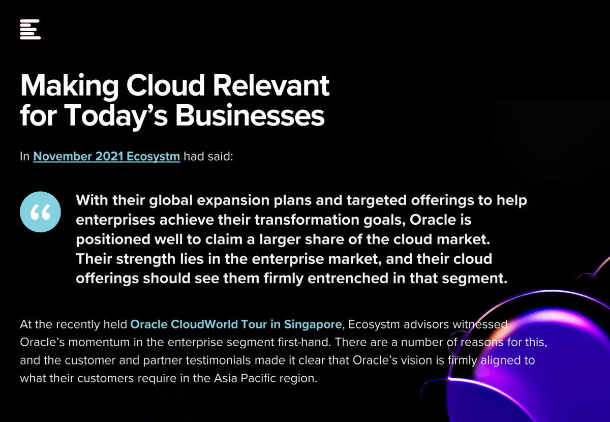 Ecosystm-VendorSphere-Oracle-CloudWorld-Singapore-2